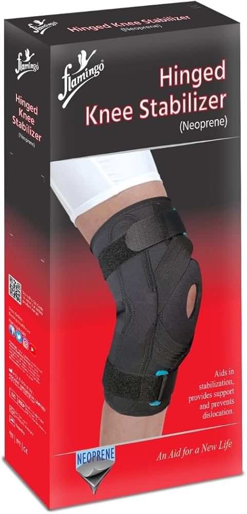 Flamingo Open Patella Knee Cap (Beige)- S