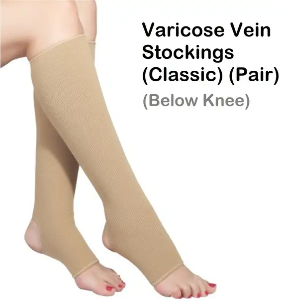 Varicose Vein Stockings M - Ad(Below Knee) Pair