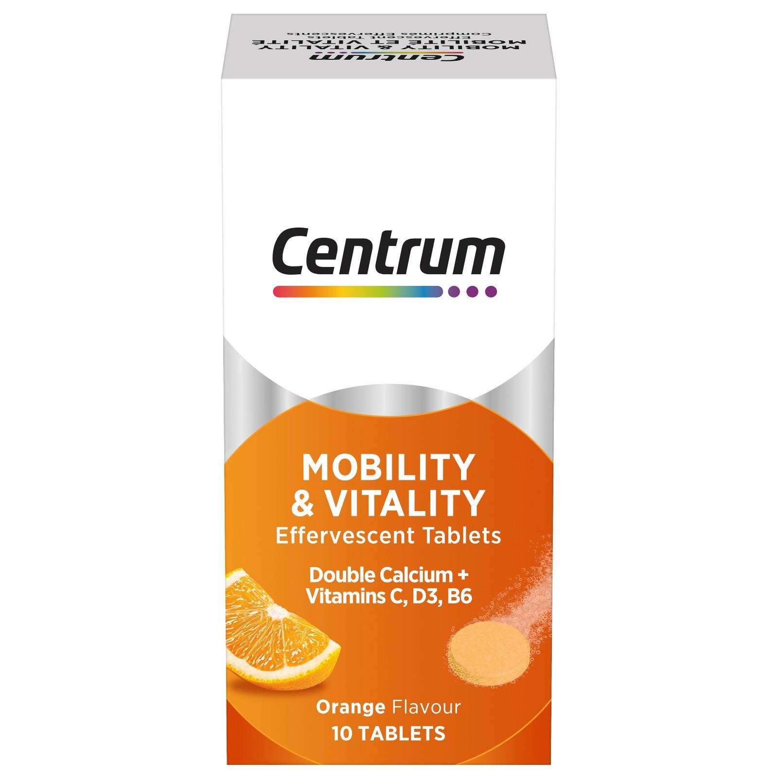 Centrum Mobility & Vitality (Orange Flavour) 10 Tablets