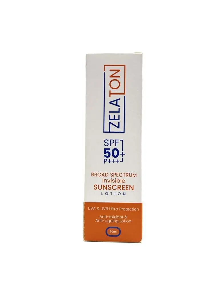 Zelaton Spf 50 Sunscreen Lotion 60ml